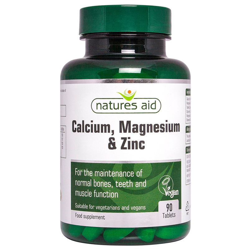 Calciu + magnesium + Zn tab. N90 (Natures Aid)