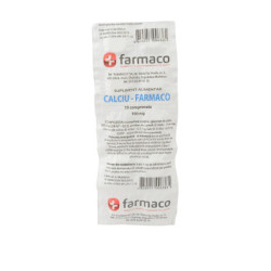 Calciu Farmaco comp. 500mg N10 (Calciu gluconat)