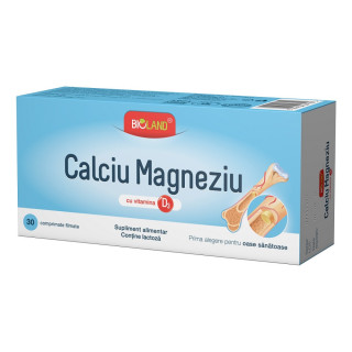 Calciu Magneziu+D3 comp. N30 (Biofarm)
