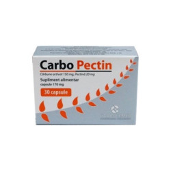 Carbo Pectin caps. 170mg. N10x3
