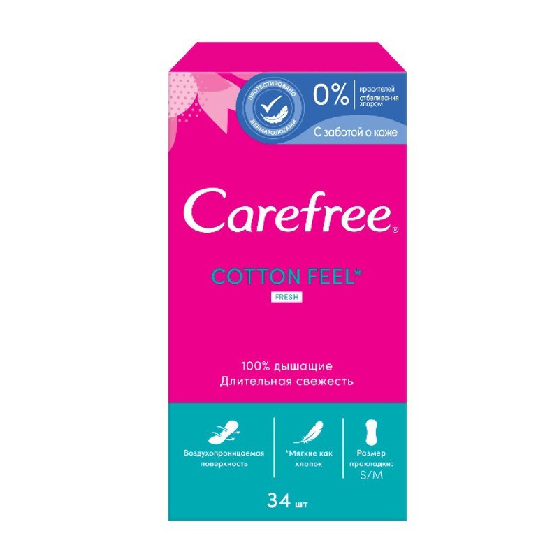 Carefree Cotton Fresh absorbante N34
