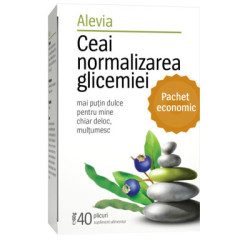 Ceai Alevia normalizarea glicemiei 1.7g N40