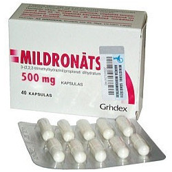 Mildronat Caps. 500 mg N60