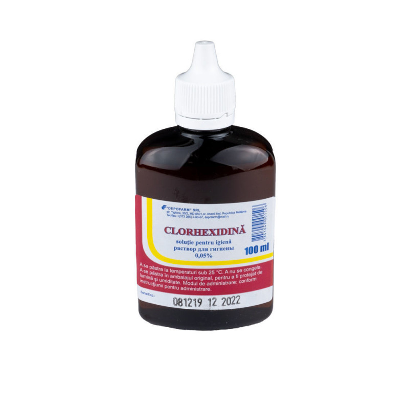 Chlorhexidin bigluconat sol. 0.05% 100ml