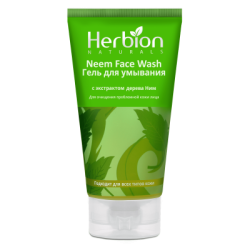 Herbion Gel de curatare exfoliant fata cu extract de arbore de NEEM 100ml pu toate tipurile de piele