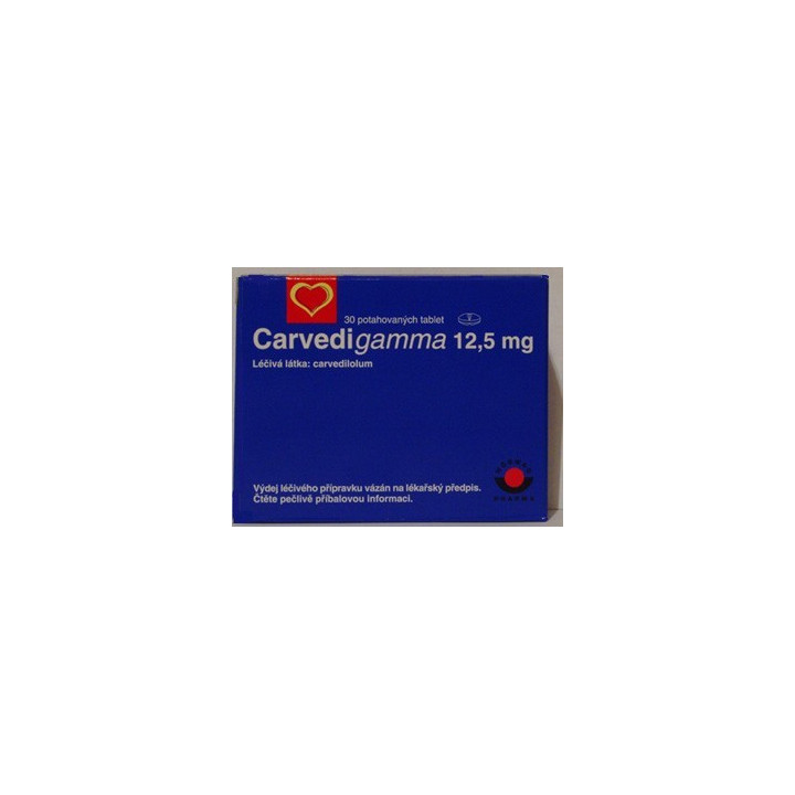 Carvedigamma 12.5 mg N30 tab