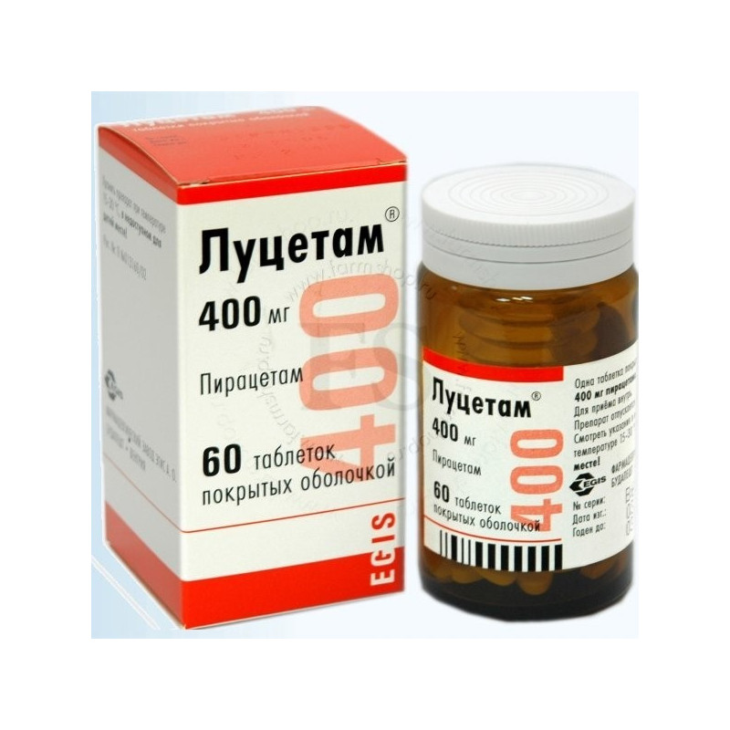 Lucetam tab 400mg N60