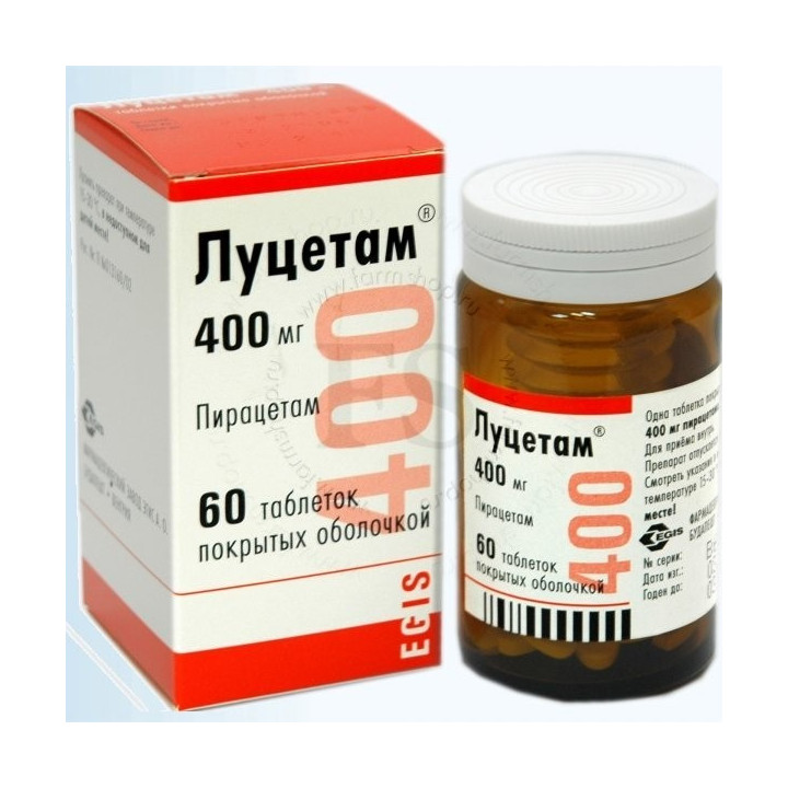 Lucetam tab 400mg N60