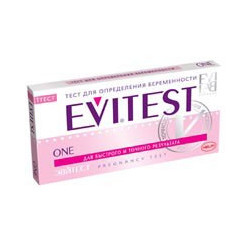 Test p/u determ.sarcinei Evitest N1