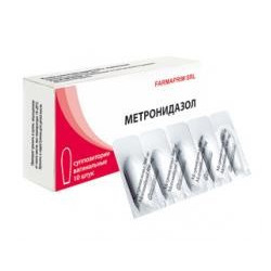 Metronidazol sup 500mg N10